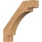 Ekena Millwork 5 1/2"W x 28"D x 28"H Merced Smooth Knee Brace, Western Red Cedar BRC06X28X28MRC00SWR - alternate 1